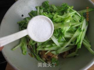 Cucumber Golden Needle Egg Dried recipe