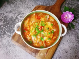 Chinese Cabbage Stewed Noodles recipe