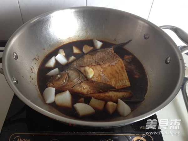 White Radish Bream Head recipe