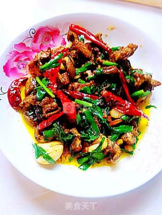 Stir-fried Eel with Leek (section) recipe