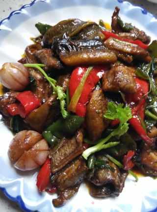 Double Pepper Fried Eel Slices recipe