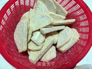 Fried Taro Chips recipe