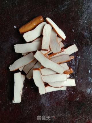 Lettuce Fried Dried Tofu recipe
