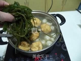 Seaweed Vermicelli Dumpling Pot recipe