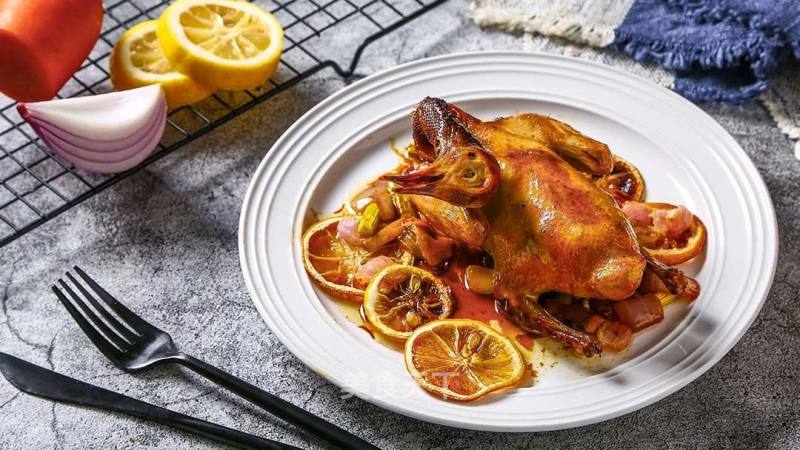 Roasted Pigeon with Lemon recipe