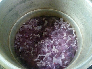 Purple Sweet Potato and Tremella Soup recipe