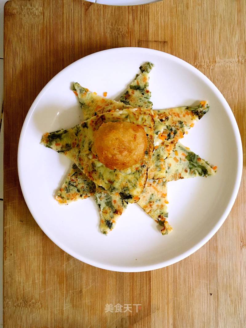 Carrot Seaweed Egg Pancake recipe
