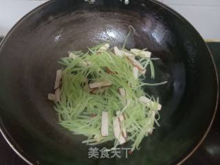 Lettuce Fried Dried Tofu recipe