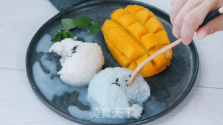 Mango Coconut Fragrant Glutinous Rice [first Taste Diary] recipe