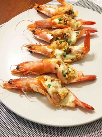 Baked Shrimp with Garlic Cheese recipe