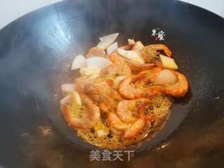 Fried Radish with Shrimps recipe
