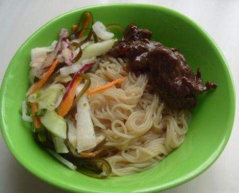 Black Pepper Beef Noodles recipe