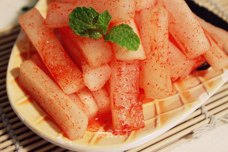 Hot and Sour Radish Crisp recipe