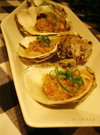 Garlic Roasted Oysters recipe