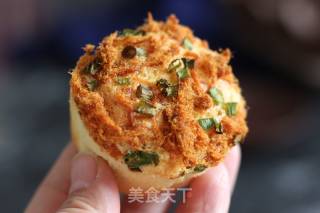 Chive Pork Floss Cake recipe