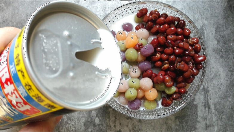 Coconut Milk Red Bean Taro Balls recipe