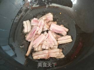 Stir-fried Pork with Moss recipe