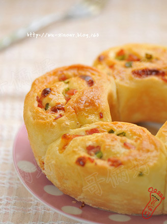 Chive Ham Cheese Bread recipe