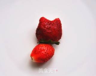 Cat Fishing Strawberry Creative Platter recipe