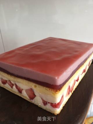 French Strawberry Cake recipe