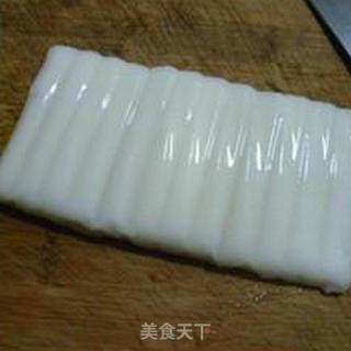 Stir-fried Rice Cake with Chopped Pepper and Egg recipe