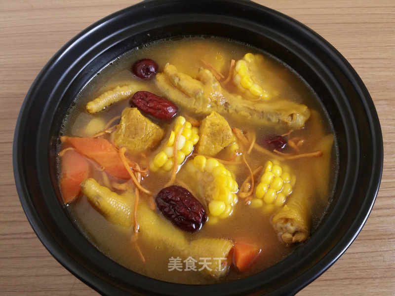 Cordyceps Flower Chicken Feet Lean Broth recipe
