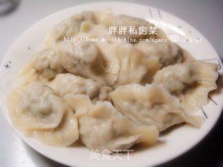 Pork Noodle Dish Dumplings recipe