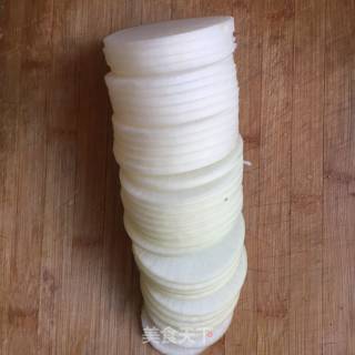 Sweet and Sour Radish Slices recipe