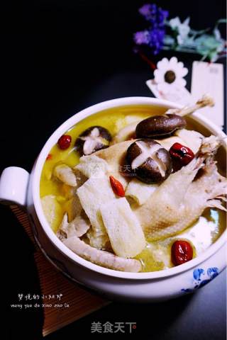 Mushroom and Bamboo Sun Chicken Soup recipe