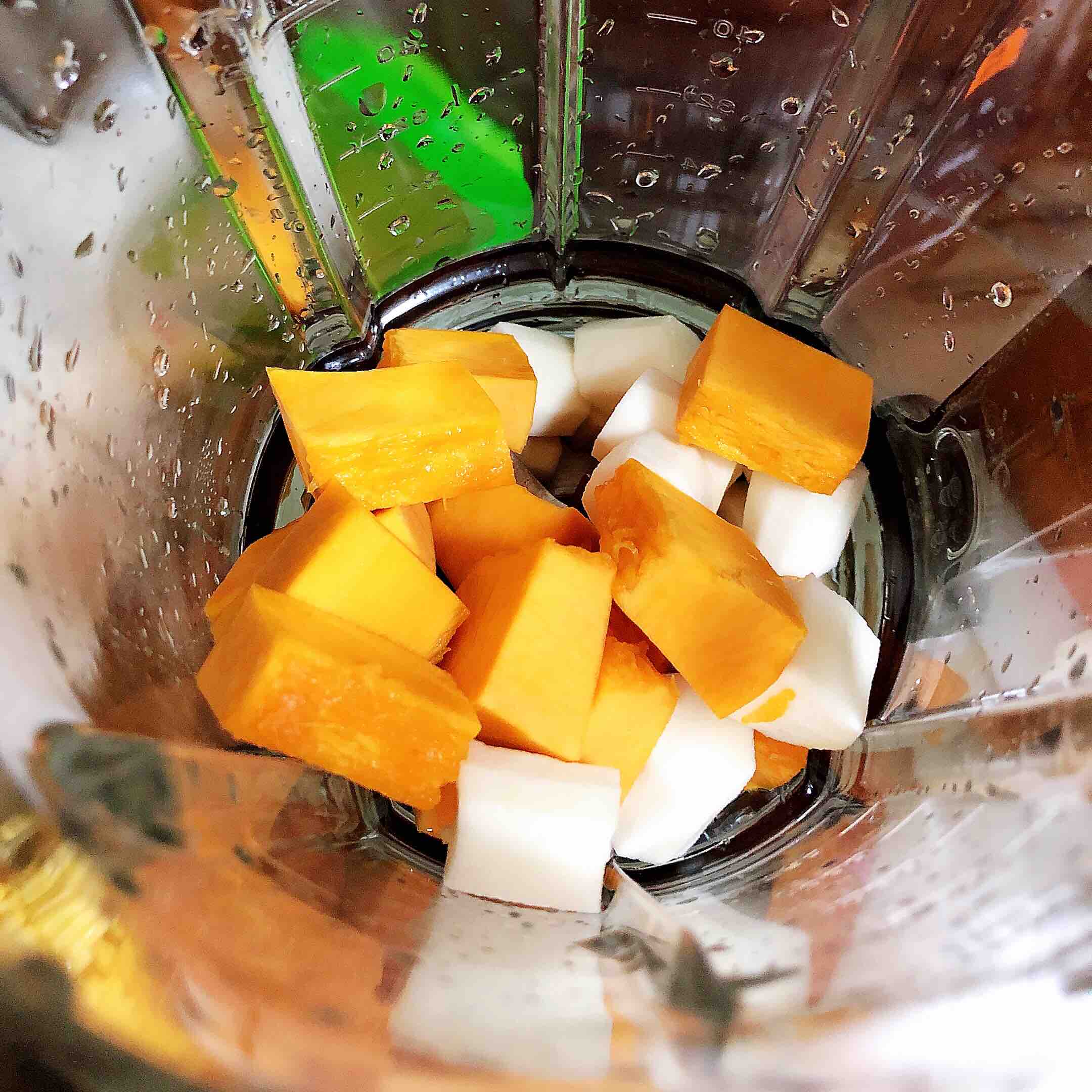 Yam, Pumpkin and Corn Juice recipe