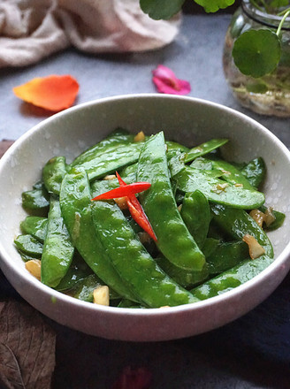 Garlic Snow Peas recipe