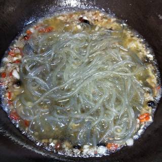 Braised Vermicelli with Minced Meat and Tempeh recipe