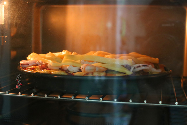Supreme Pizza with Seafood Sausage recipe
