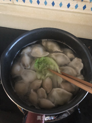 Large and Small Dumplings with Vegetable Leaves recipe