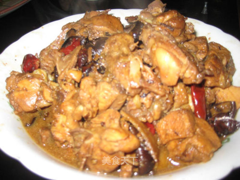 Stewed Chicken with Mushrooms recipe