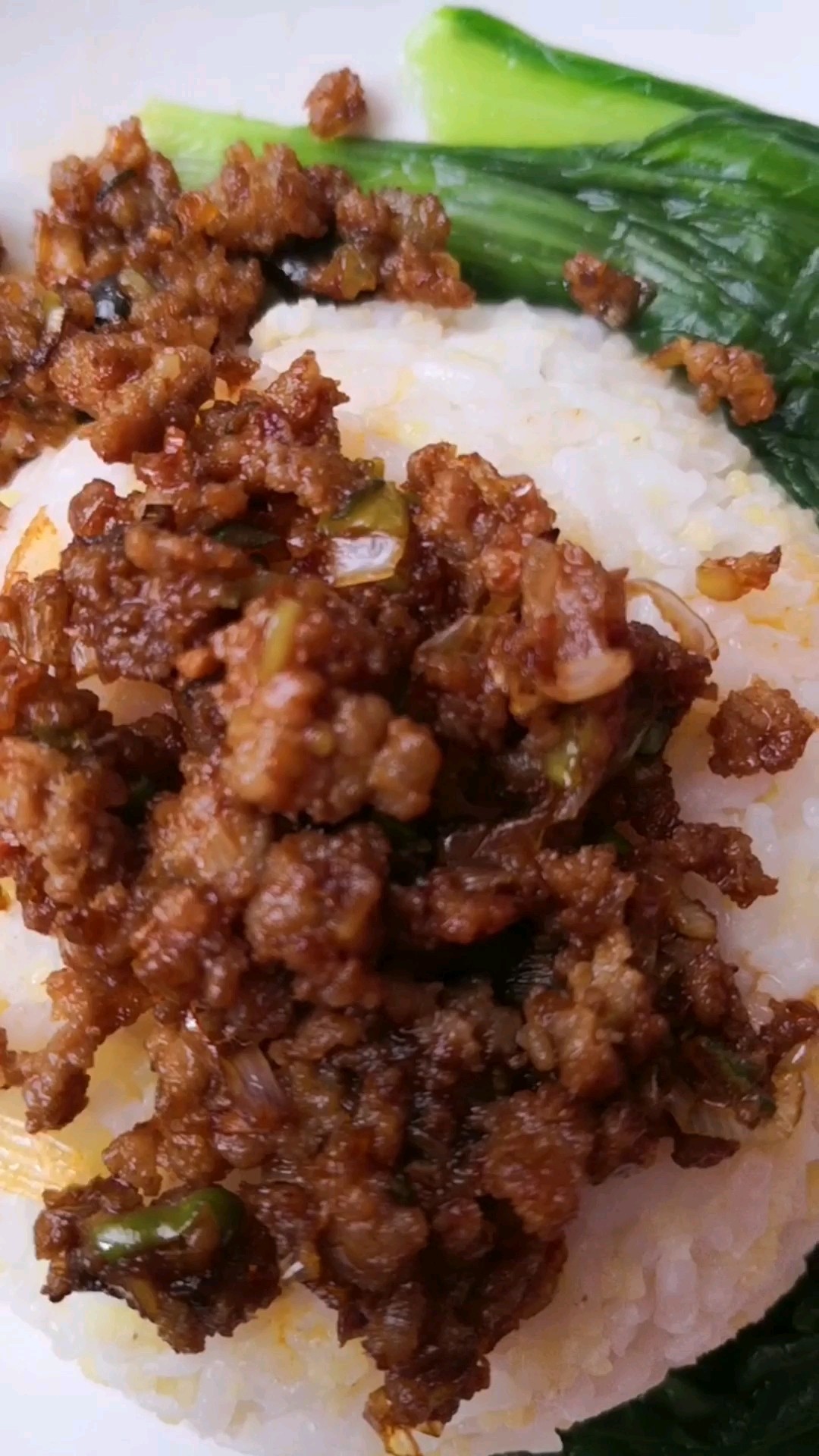 Minced Meat Rice Bowl recipe