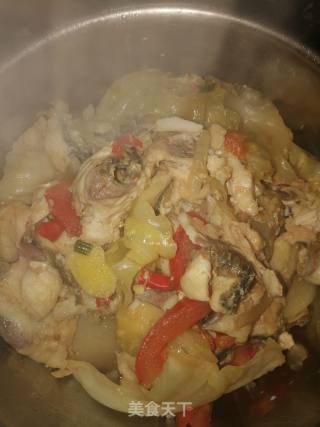 Sauerkraut Fish with Tomatoes recipe