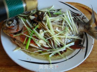 Steamed Red Pomfret recipe