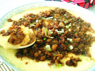 Steamed Egg with Minced Meat recipe