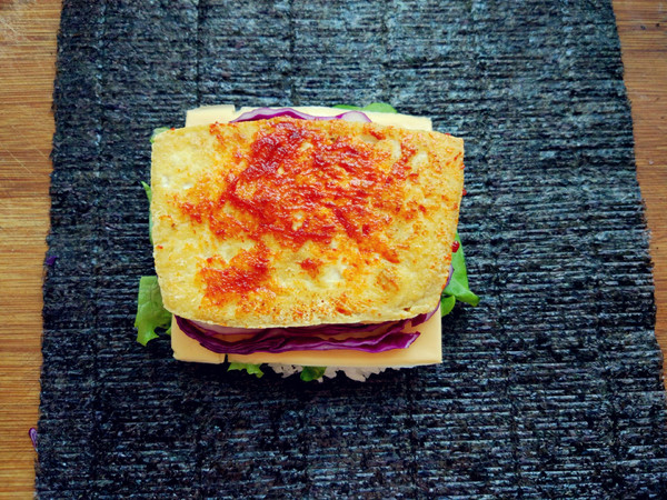 Tofu Rice Sandwich recipe