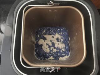 #aca Fourth Session Baking Contest# Making Pornography with Butterfly Pea Flower Flaxseed Soft Europe recipe