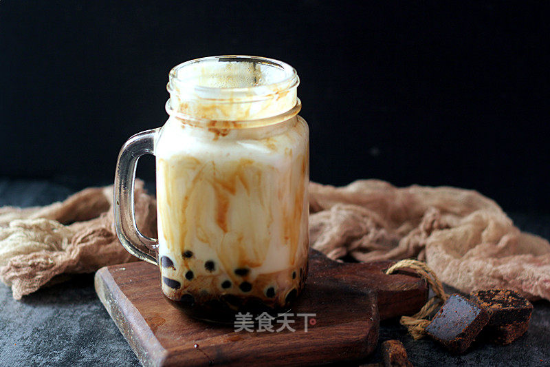 The New Internet Celebrity in The Milk Tea World [brown Sugar Pearl Milk Milk Tea] recipe