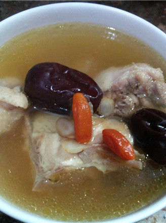 American Ginseng, Red Dates, Wolfberry Hen Soup recipe