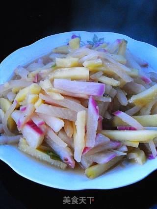 Potato and Carrot Sticks recipe