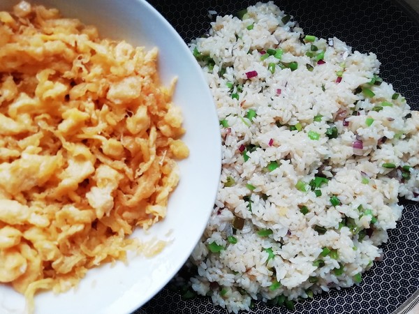 Fried Rice with Germ Rice and Mixed Vegetables recipe