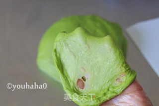 Matcha Mochi Pork Floss Bun recipe