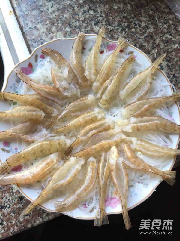Steamed Shrimp with Garlic Vermicelli recipe
