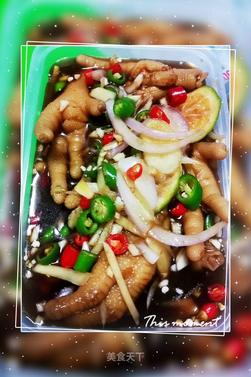 Hot and Sour Chicken Feet recipe