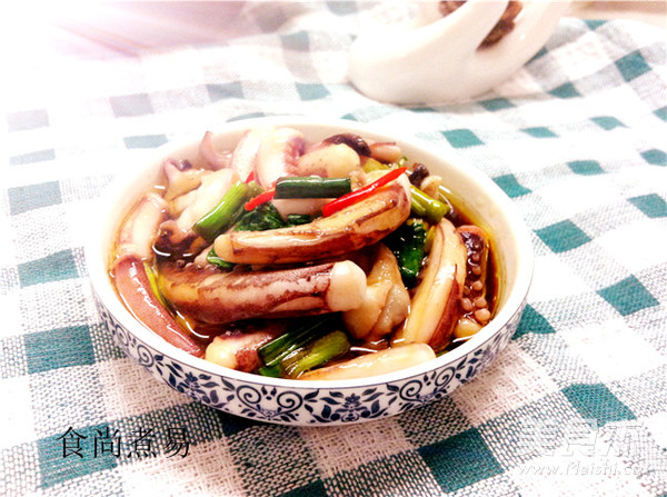 Boiled Squid Whiskers recipe