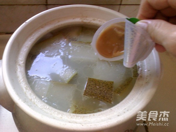 Winter Melon and Barley Pork Bone Soup recipe